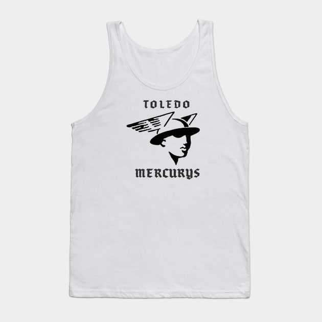 Defunct Toledo Mercurys Hockey Tank Top by LocalZonly